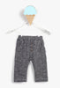 Grey Tailored Baby Boy Sweat Pants 
