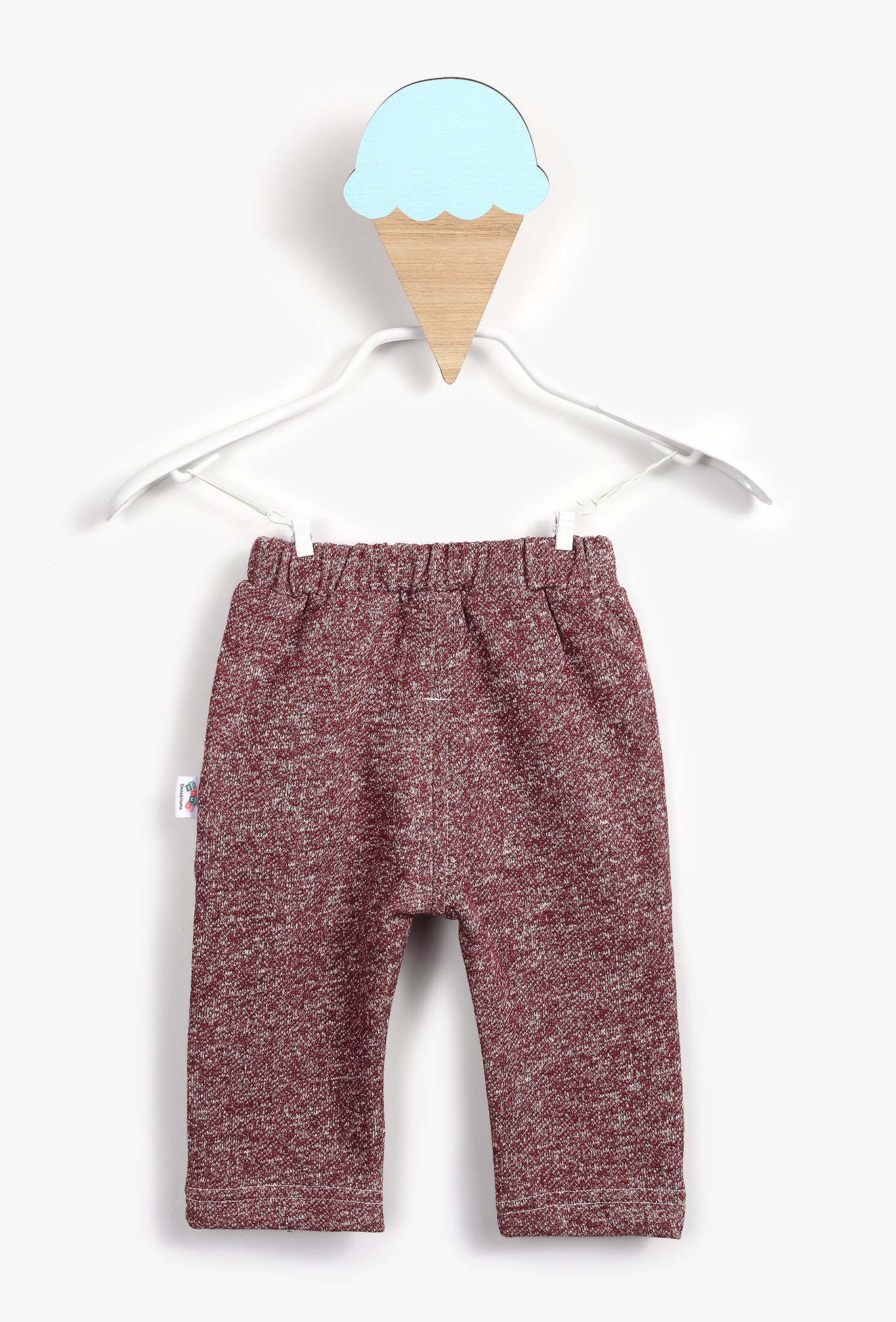 Bordeaux Baby Boy  Tailored Sweat Pants 