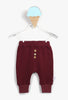 Red Baby Girl Knit leggings