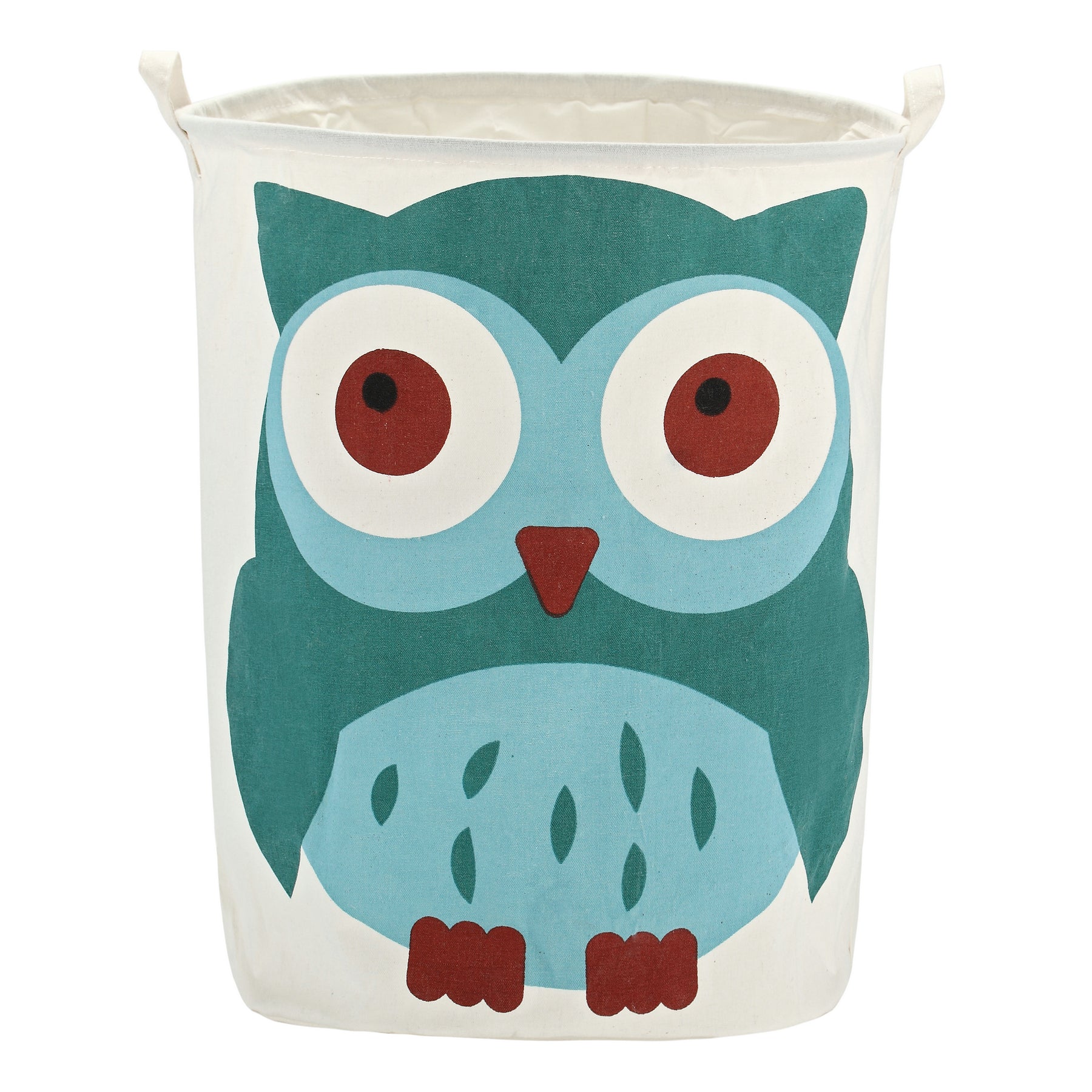 Baby Laundry Basket with Printed Owl 