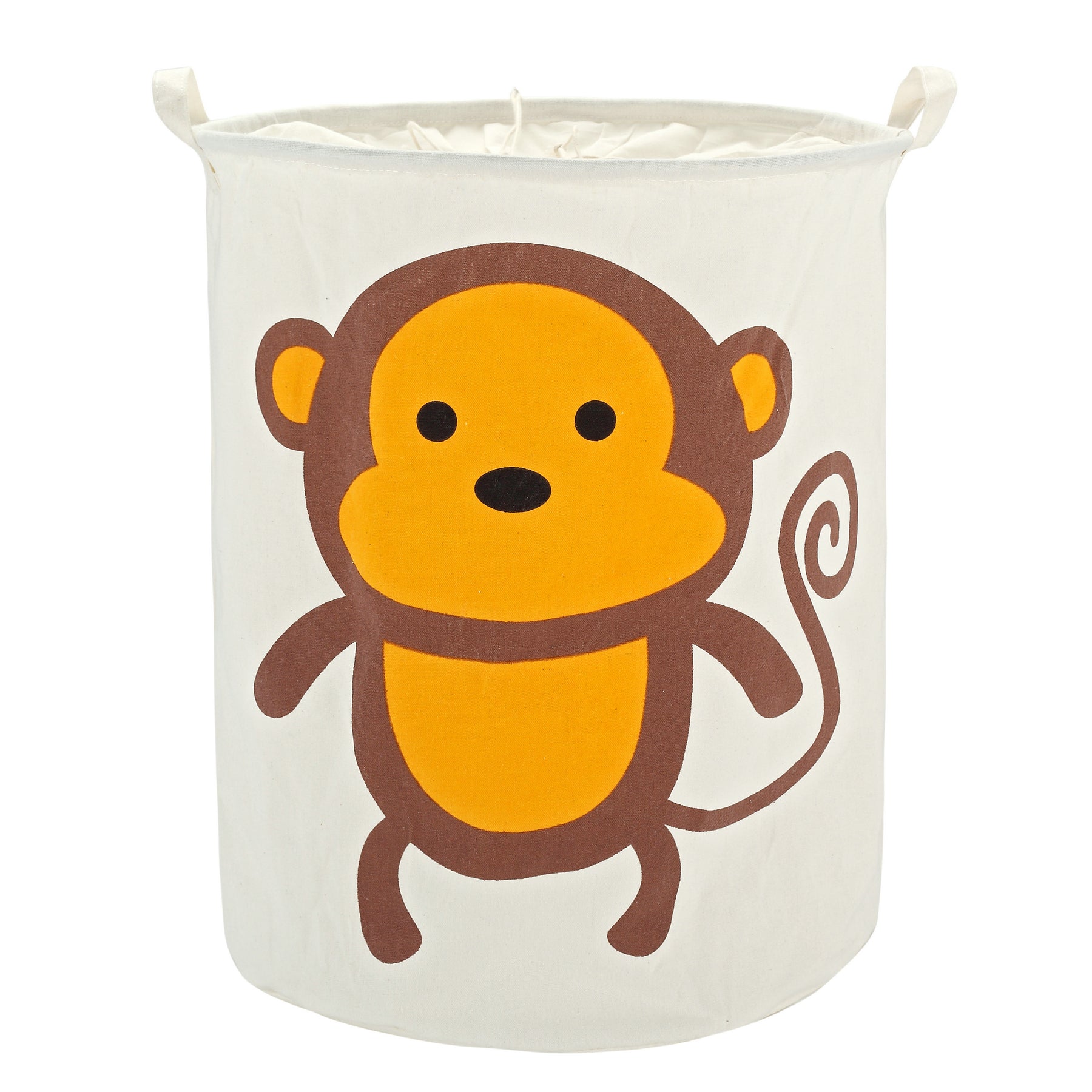 Monkey Printed Baby Laundry Basket