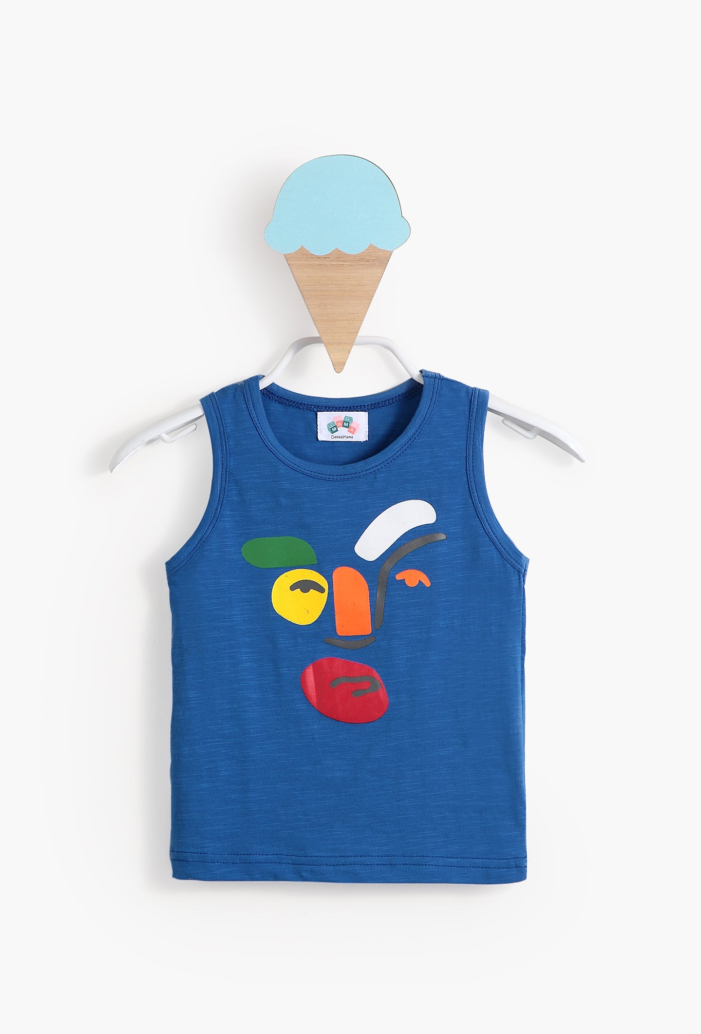Blue Little Picasso Baby Boy Top 