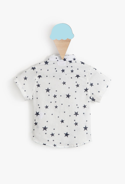 Baby Boy Superstar Button Down Shirt 